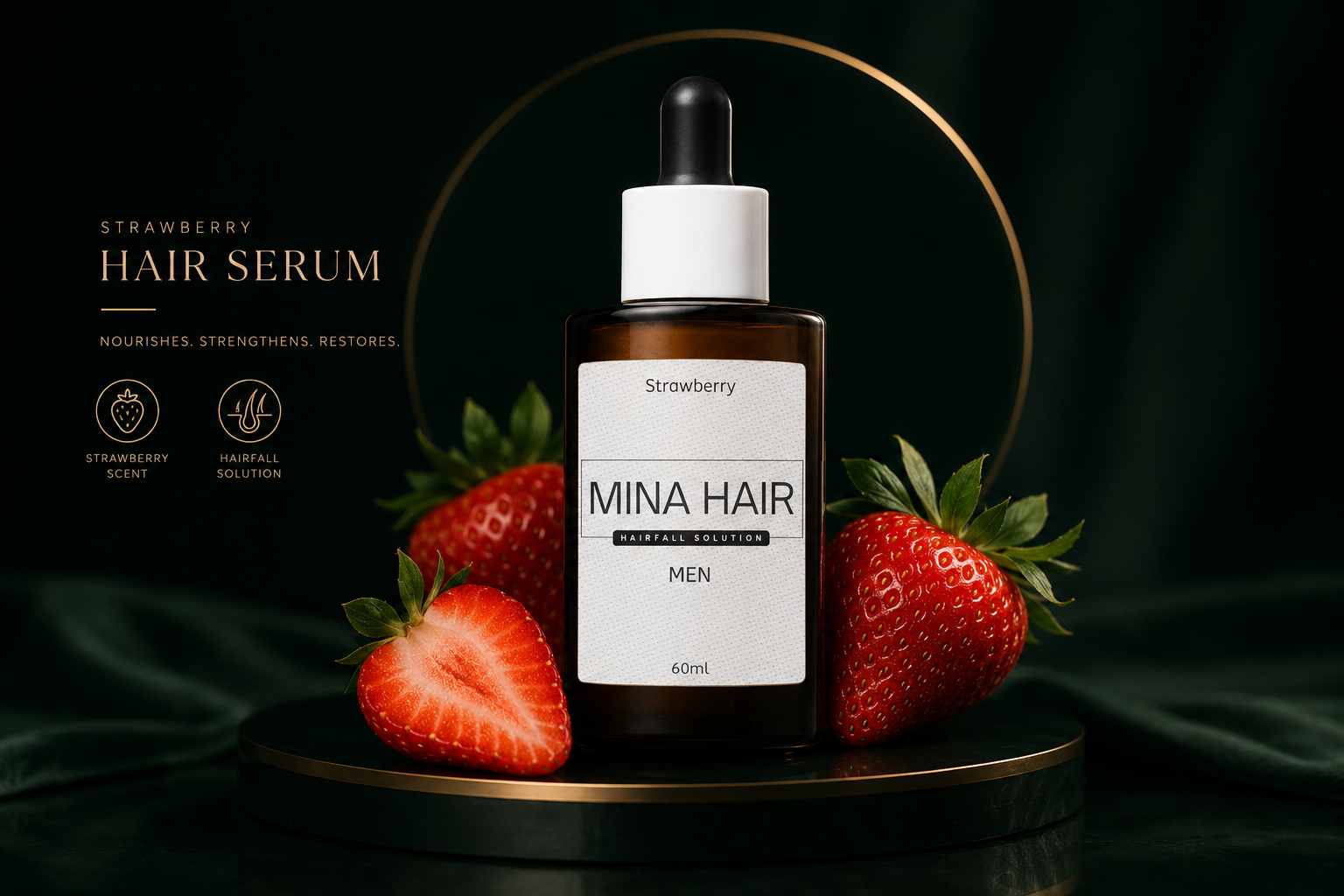 Mina Hair Serum - Strawberry